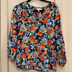 Joie designer long sleeved silk blouse